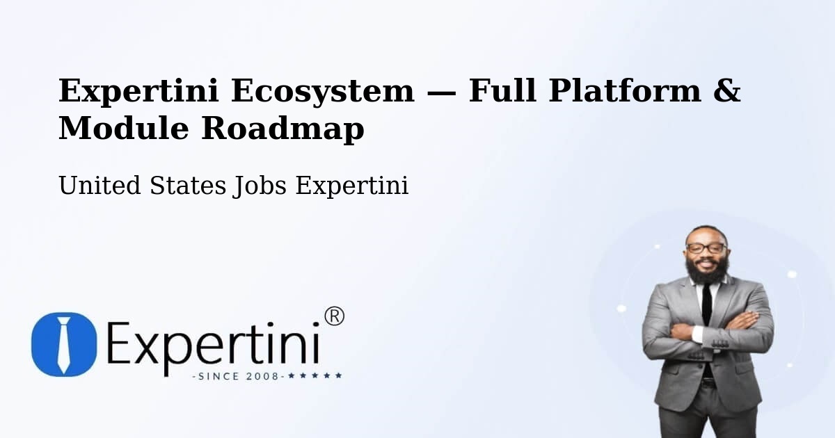 Expertini Ecosystem — Full Platform & Module Roadmap – Webster